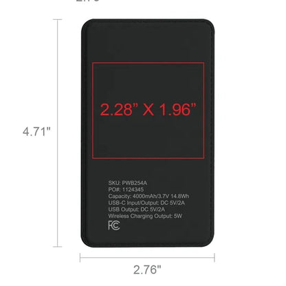 Phase Wireless Power Bank 4000