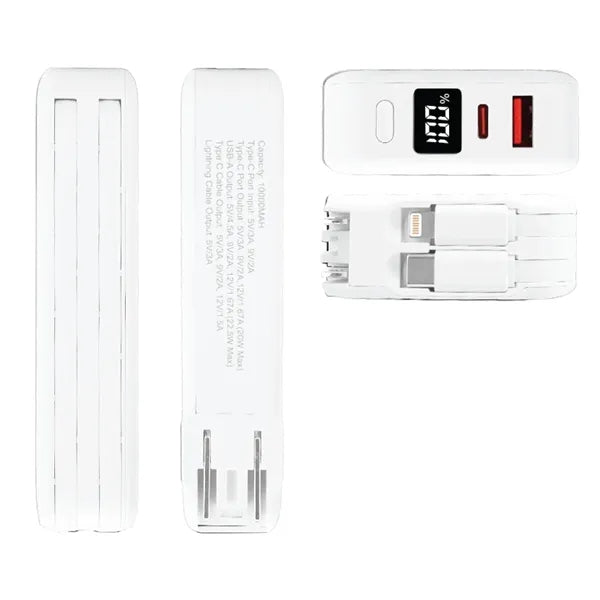 ChargerMerge 10,000 Corded Powerbank