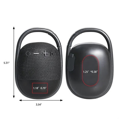 Mindiss Clip Waterproof Bluetooth Speaker