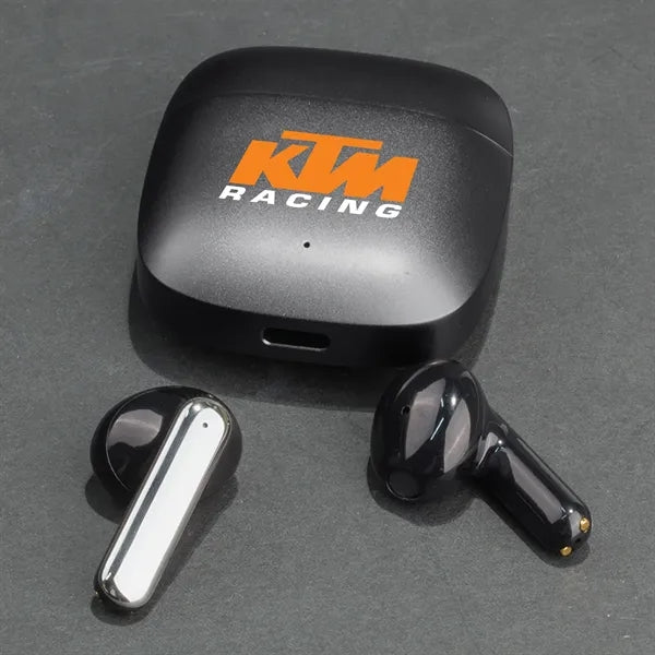 Lloyd Black Metal Wireless Earbuds