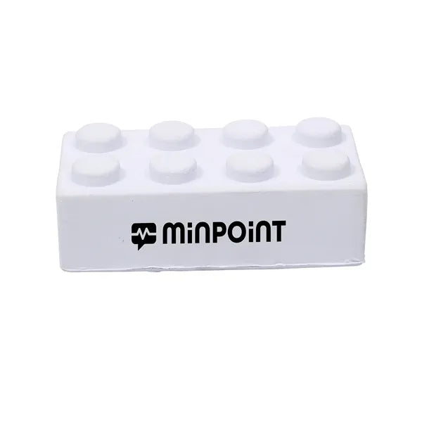 Construction Building Block Shape Stress Ball