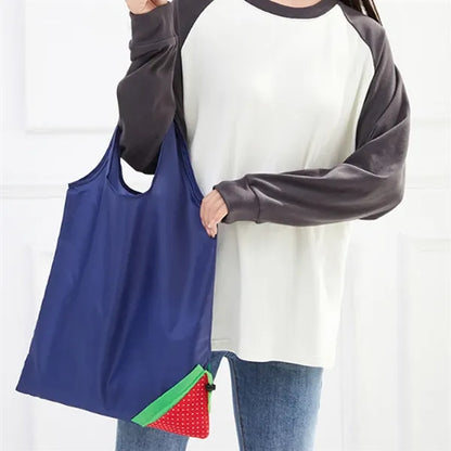 Foldable Strawberry Collapsible Thickened Eco Shopping Bag