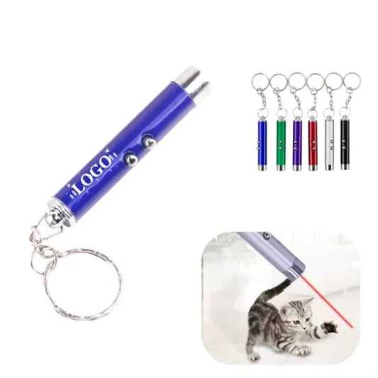 2in1 Cat Toy Red LED Laser Pointer and White Flashlight