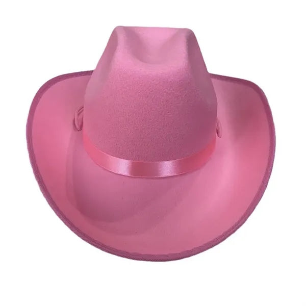 Custom Vintage Western Brim Roll Up Cowboy Hat With Band