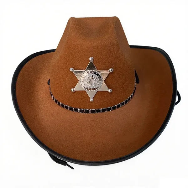 Custom Vintage Western Brim Roll Up Cowboy Hat With Band
