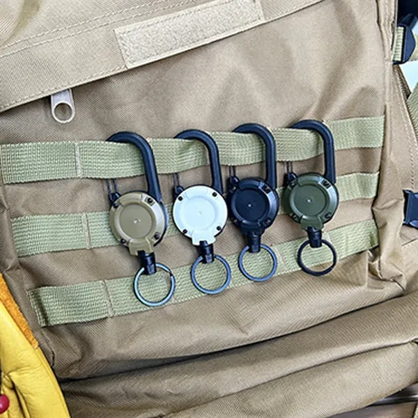 Retractable Keychain Heavy Duty With Stainless Steel Cord