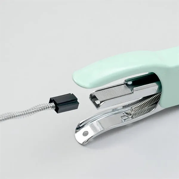 Macaron Color Handheld Extended Labor-Saving Metal Stapler