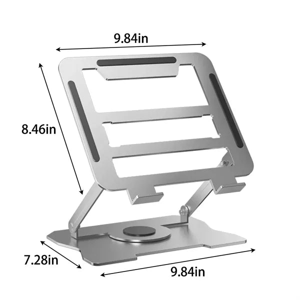 Adjustable Ergonomic Foldable Rotatable Laptop Stand