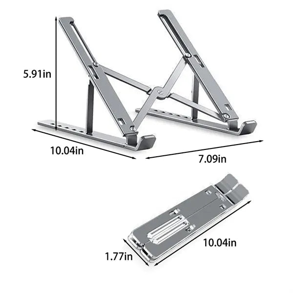 Foldable Adjustable Laptop Notebook Stand Riser Holder