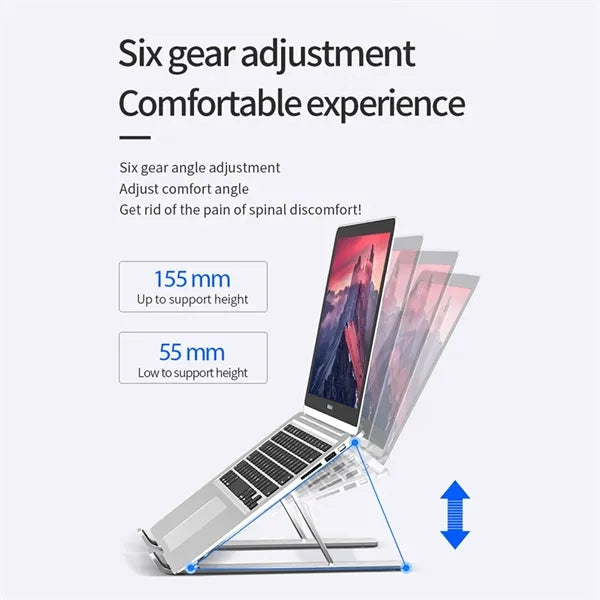 Foldable Adjustable Laptop Notebook Stand Riser Holder