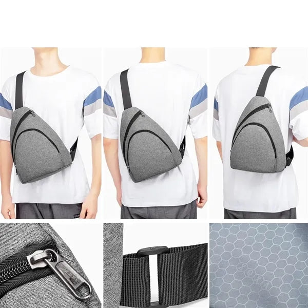 Custom Branded Sling Bag with Adjustable Strap