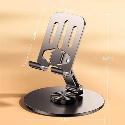 Adjustable Foldable 360degreeRotation Metal Cell Phone Stand