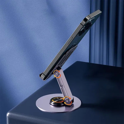 Adjustable Foldable 360degreeRotation Metal Cell Phone Stand