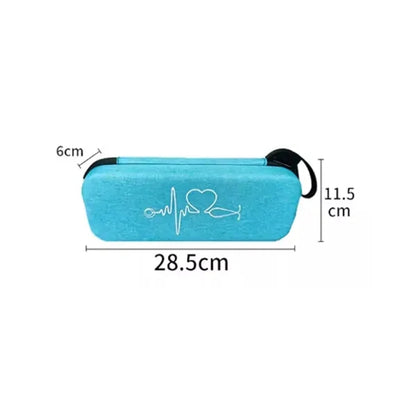 Hard Shell Stethoscope Carrying Case with ECG Design