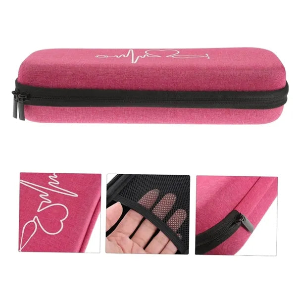 Hard Shell Stethoscope Carrying Case with ECG Design