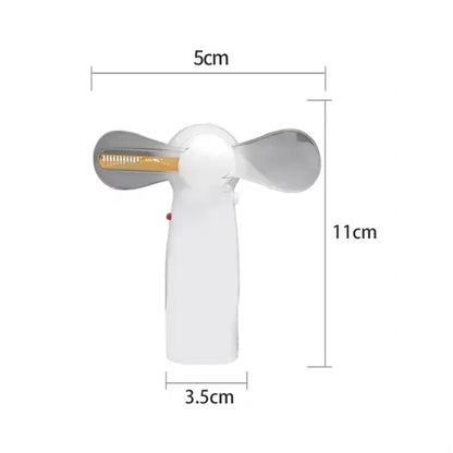 LED Message Handheld Mini Fan with Custom Text Display