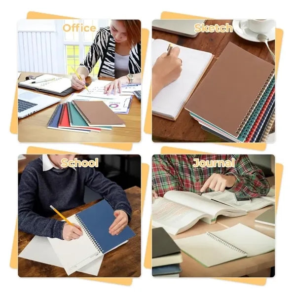 Spiral Notepad Kraft Paper Notebooks