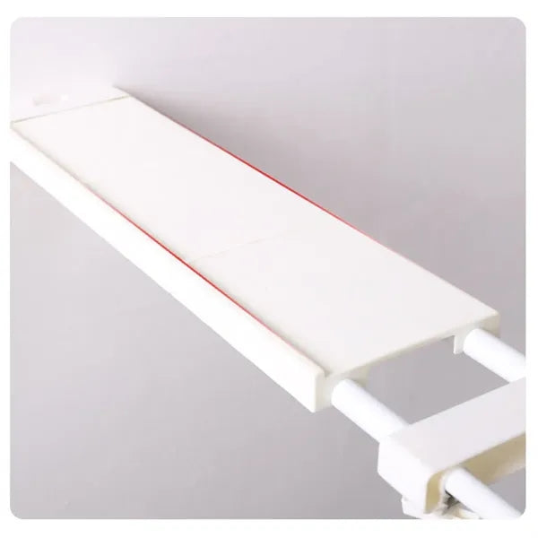 Retractable Floating Partition Storage Rack Shelves