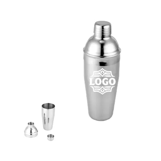 24 oz Stainless Steel Cocktail Shaker with Built in Strainer