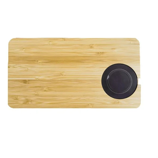 Bamboo Wireless Charger with Dry Erase Board Whiteboard