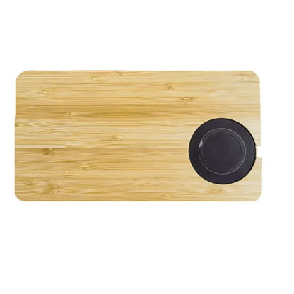 Bamboo Wireless Charger with Dry Erase Board Whiteboard