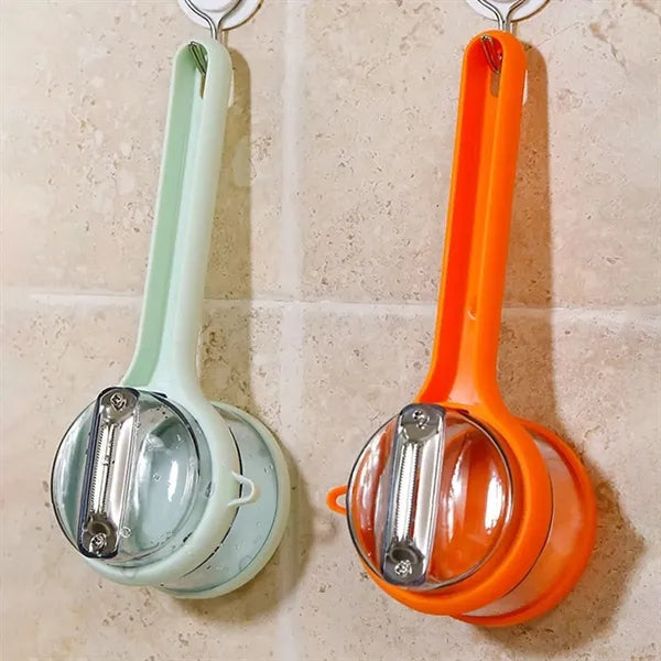 Double Sided Stainless Steel Peeling Knife With Storage Box