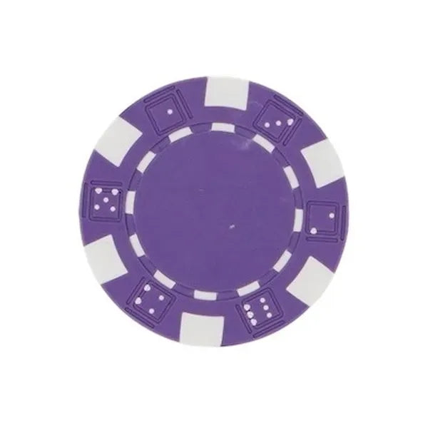 Striped Dice Poker Chips