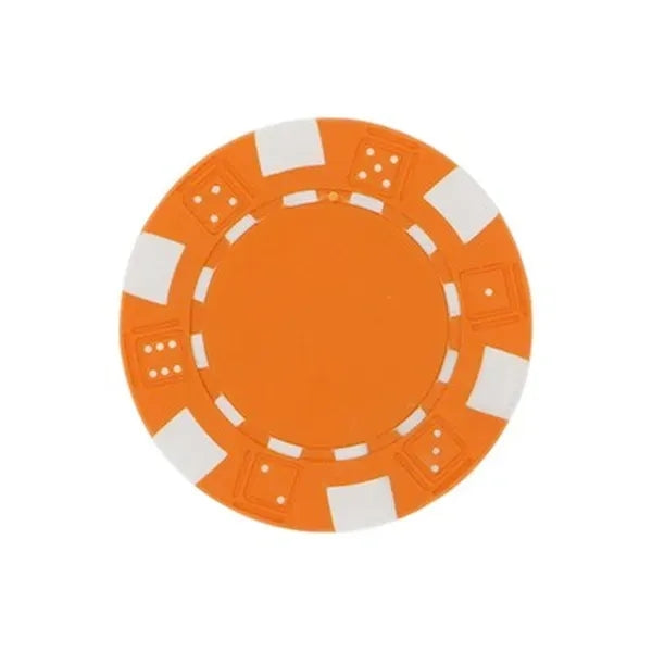 Striped Dice Poker Chips