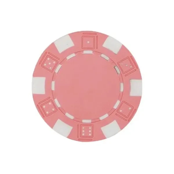 Striped Dice Poker Chips