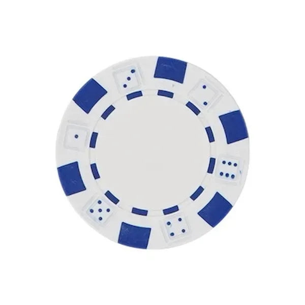 Striped Dice Poker Chips