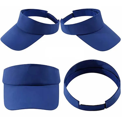 Cotton Adjustable Sport Empty Top Baseball Visor Cap Hats