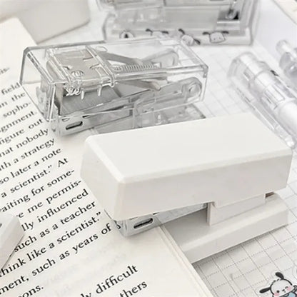 Transparent Color Mini Portable High Appearance Stapler