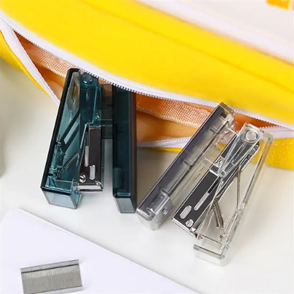 Transparent Color Mini Portable High Appearance Stapler