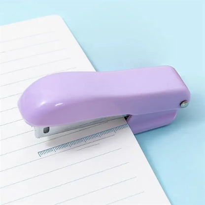 Metal Rustproof Macaron Mini Stapler Built-in Staple Remover