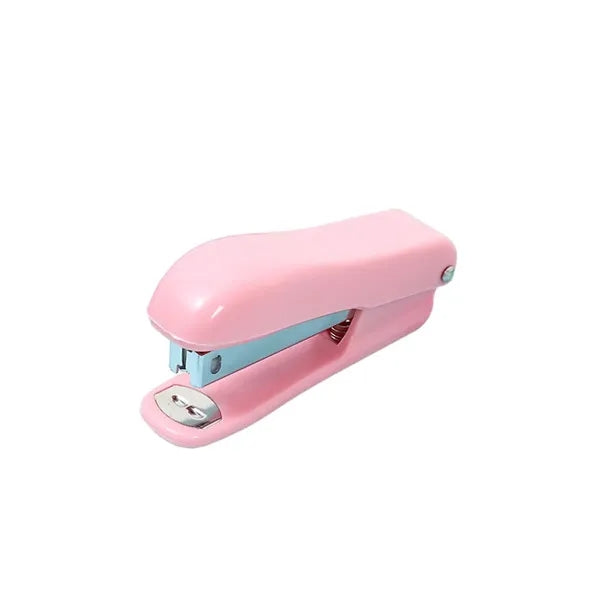 Metal Rustproof Macaron Mini Stapler Built-in Staple Remover