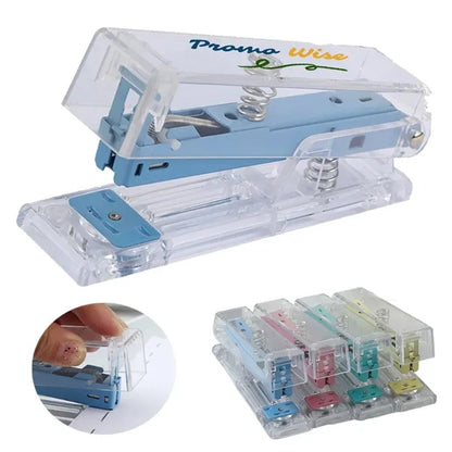 Durable Non-Slip Base High-Impact Transparent Stapler