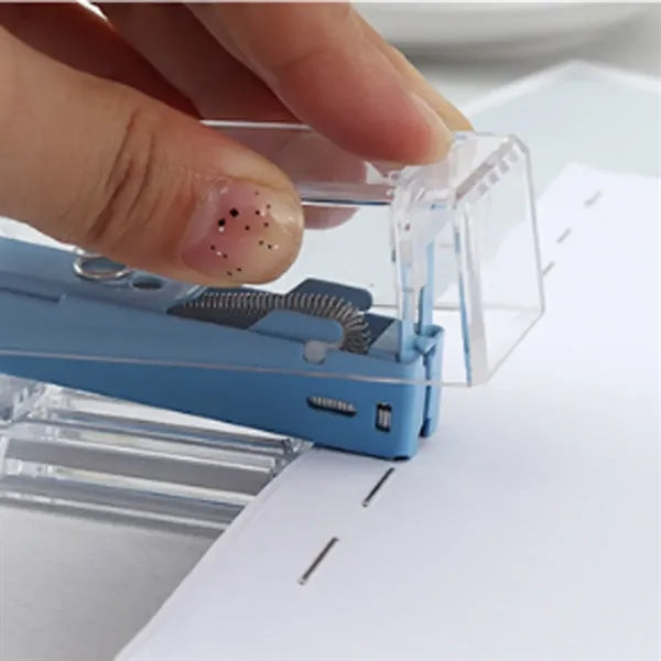 Durable Non-Slip Base High-Impact Transparent Stapler