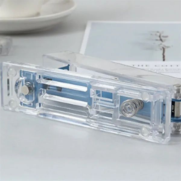 Durable Non-Slip Base High-Impact Transparent Stapler
