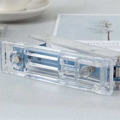 Durable Non-Slip Base High-Impact Transparent Stapler