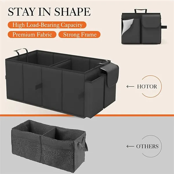 Sturdy Foldable Car Trunk Organizer Bag