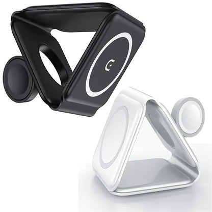 Foldable 3 in 1 Magnetic Wireless Charging Station