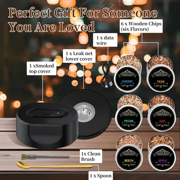 Electric Cocktail Whiskey Smoker Kit