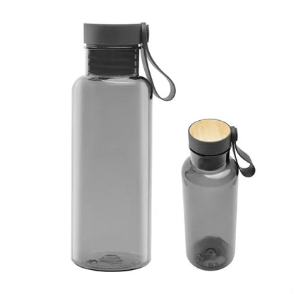 20 Oz. Case rPET Bottle with Bamboo Accent Lid and Silico...