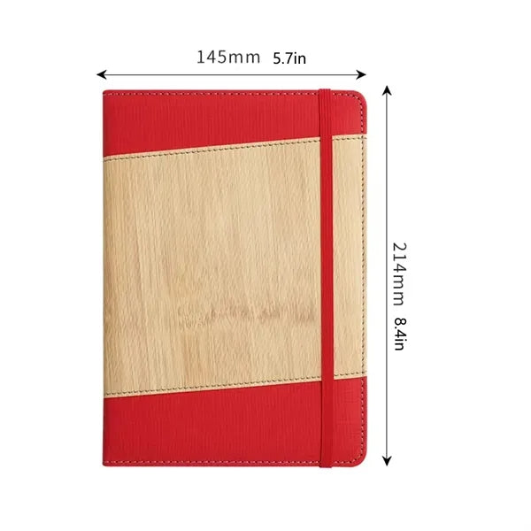 Wooden Bamboo Cover Notebook