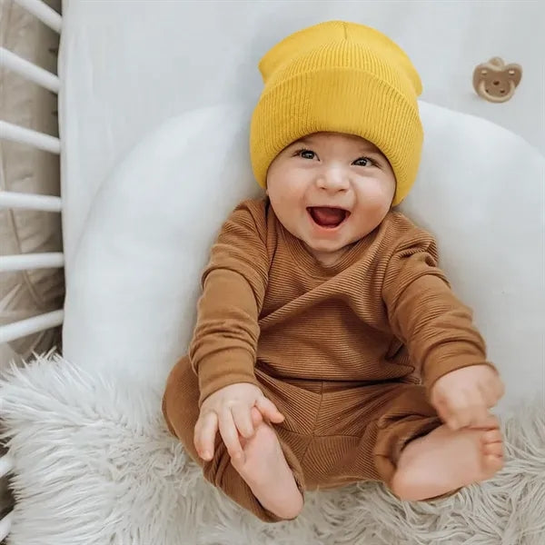 Children And Adults Winter Beanie Hat Unisex Cuffed Knit Cap