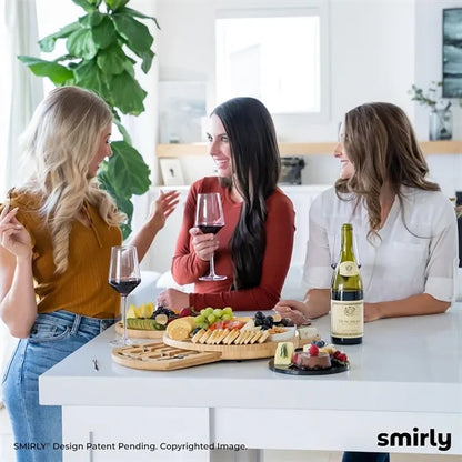 Bamboo Cheese & Charcuterie Board set