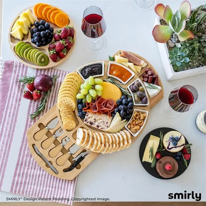 Bamboo Cheese & Charcuterie Board set