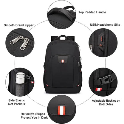 17inch Travel Backpack With Usb Charging Port
