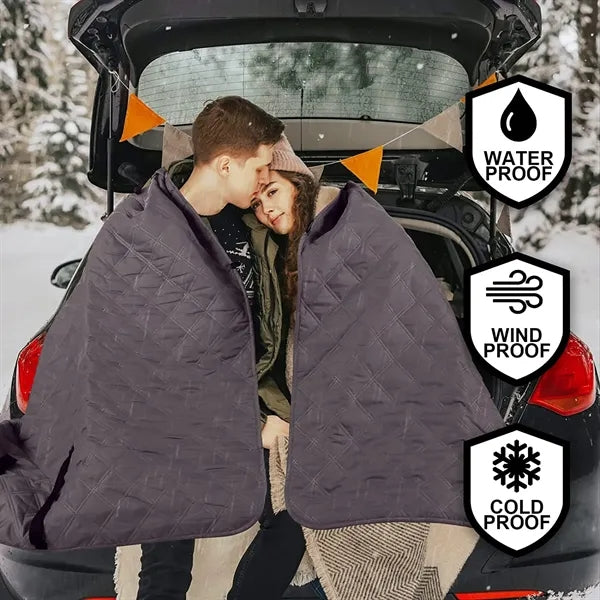 82 "x 55" Hooded Outdoor Blanket
