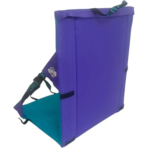 Portable folding stadium seat cushion
